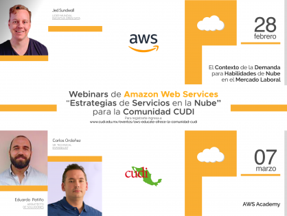 Webinars de Amazon Web Services "Estrategias de Servicios en la Nube"