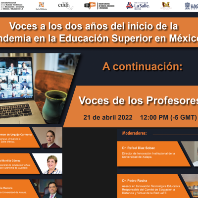 Voces a los dos años del inicio de la Pandemia en la Educación Superior en México